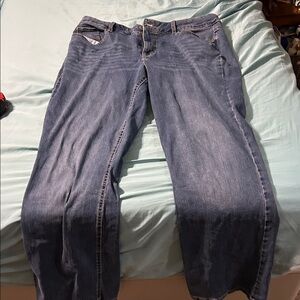 Denim Blue Straight Leg Women's Jeans 31 inseam ms jeans by Maurice’s 16w long